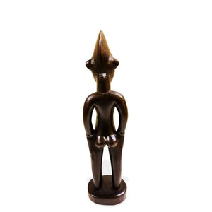 Homeroots 6" Brown Figurine Tabletop Sculpture - Stylish Decorative Accent For Modern Home Décor And Fashion  Manufactured Wood 478245