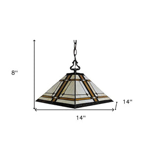 Brown Glass Two Light Dimmable Chandelier with Elegant Shaded Ceiling Fixture