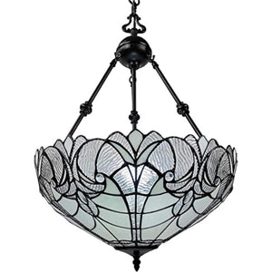 HomeRoots Black Two Light Dimmable Chandelier with Striking Glass Shades for Modern Spaces 478317