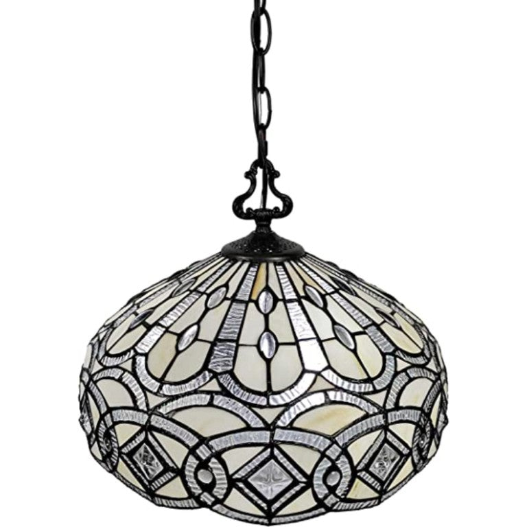 HomeRoots Black Two-light Dimmable Chandelier with Contrasting Glass Shades for Modern Interiors 478321