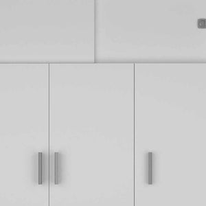 Homeroots 47" White Two Drawer Combo Dresser  Manufactured Wood 478409