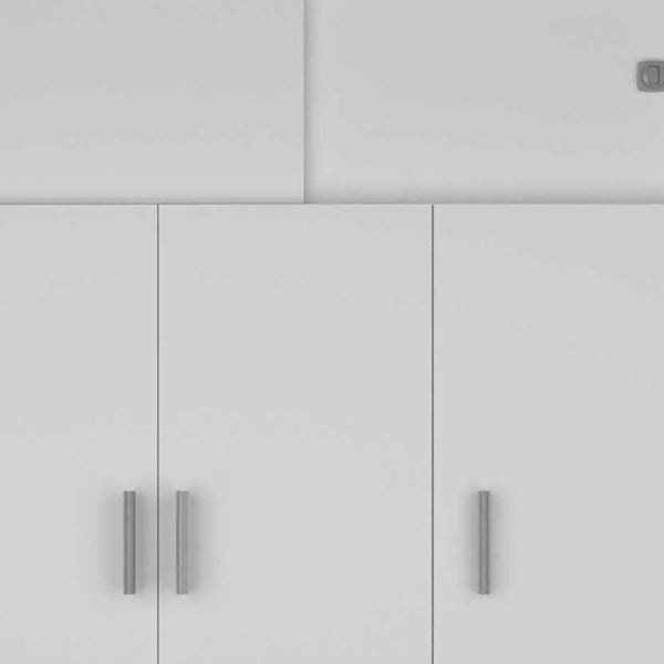 Homeroots 47" White Two Drawer Combo Dresser  Manufactured Wood 478409