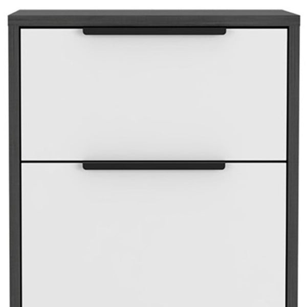HomeRoots 28" Elegant Wood Nightstand with Drawer & Open Shelf - Modern Design for Bedroom & Living Room Use 478455