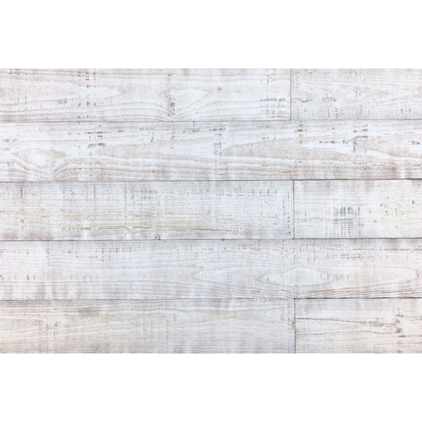 Homeroots 5" X 48" Thermo Treated White Distressed Wood Wall Plank Set  Manufactured Wood 478460