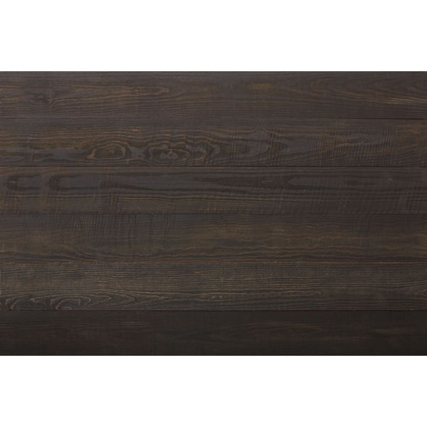Homeroots 5" X 48" Thermo Treated Black Wood Large Wall Plank Set  Manufactured Wood 478481