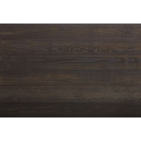 Homeroots 5" X 48" Thermo Treated Black Wood Large Wall Plank Set  Manufactured Wood 478481