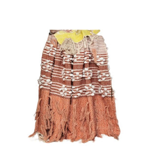 Homeroots Burnt Orange Woven Wool Reversible Throw Blanket - Cozy, Stylish, Perfect For Any Room Décor!  Wool 478513