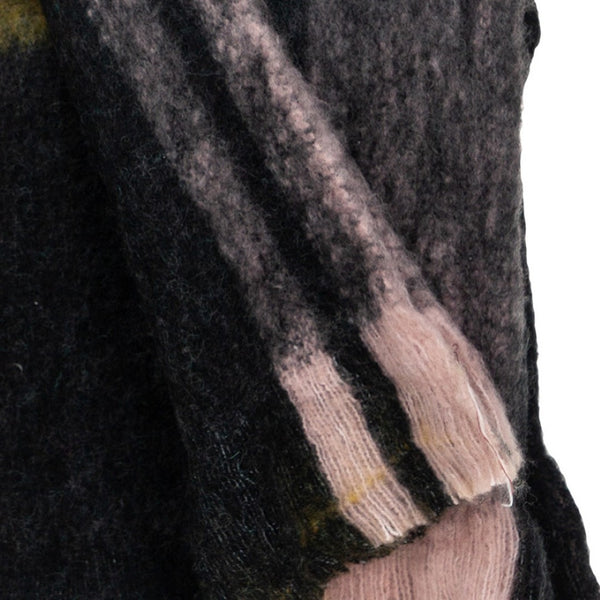 Homeroots 52" Cozy Yellow And Black Woven Acrylic Throw Blanket – Soft, Stylish Home Decor Essential!  Acrylic 478554