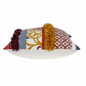 Homeroots 20" Quatrefoil Cotton Throw Pillow – Stylish Accent For Home Décor, Comfort & Chic Living Spaces   478570