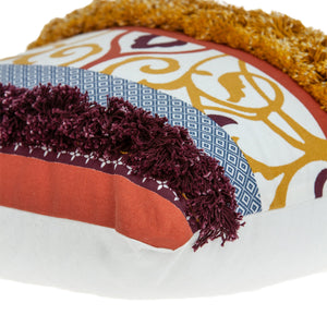 Homeroots 20" Quatrefoil Cotton Throw Pillow – Stylish Accent For Home Décor, Comfort & Chic Living Spaces   478570