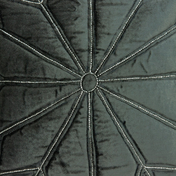 Homeroots 20" Gray Cotton Blend Throw Pillow - Stylish Accent For Sofa, Chair, Or Bed - Durable Decorative Comfort   478571