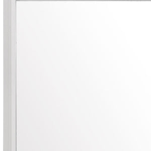 Homeroots 35" White Framed Dresser Mirror  Chip Board,Mdf,Plywood ,Paper Veneer 478619