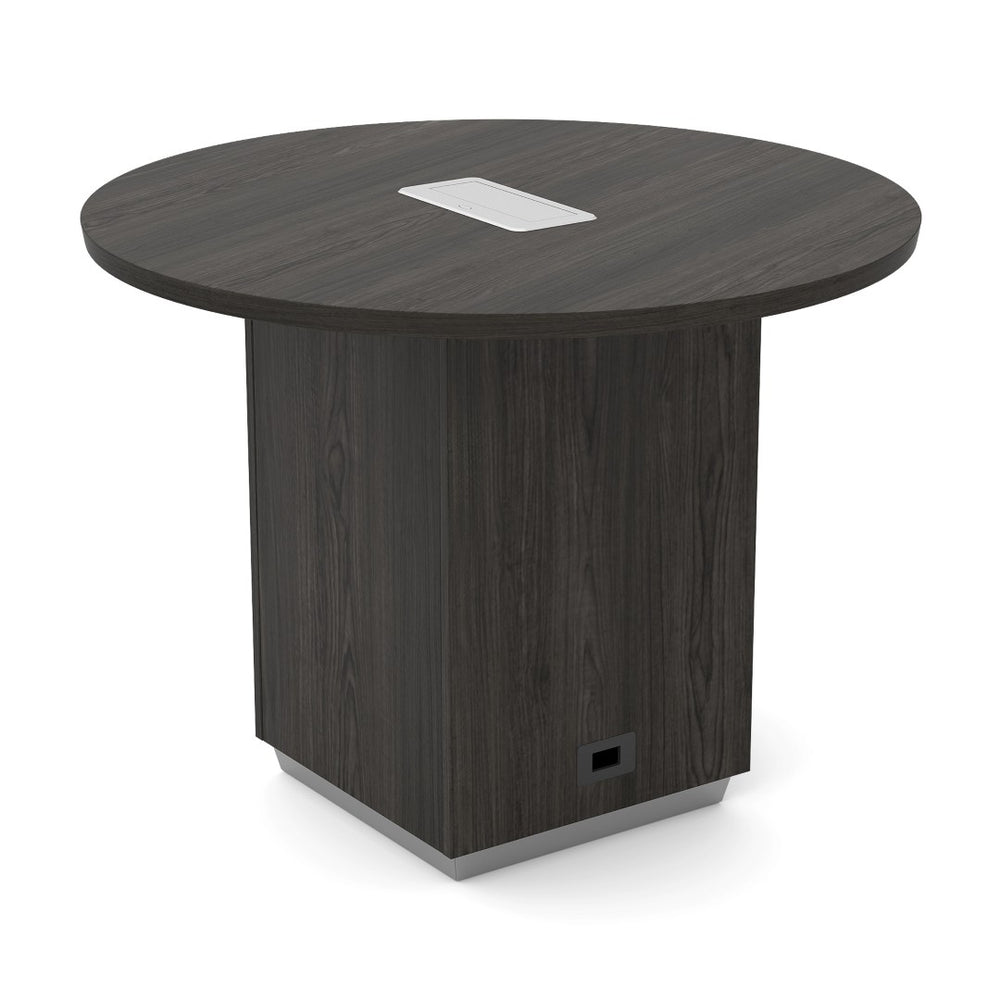 OSP Home Furnishings Tuxedo Banquet Dining Table Seats Six with Stain Resistant Reinforced Tabletop for Events Square TUXSGW-59