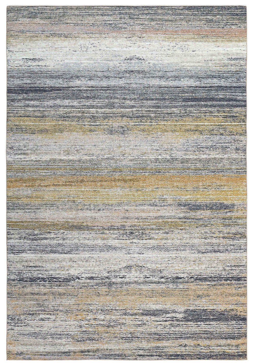 Homeroots 8' X 10' Gold Abstract Stain Resistant Area Rug  Polyester 478964