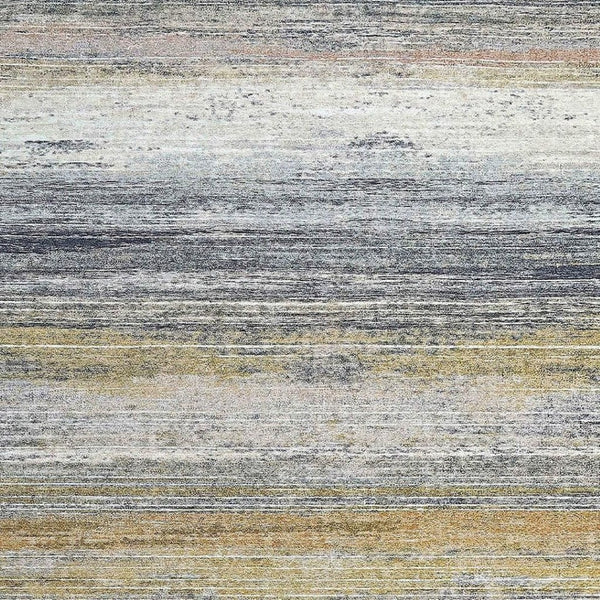 HomeRoots 5' Gold Abstract Area Rug - Elegant, Stain-Resistant Design for High-Traffic Spaces, Durable & Stylish 8' X 10' 478964