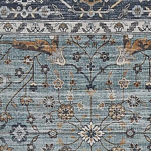 HomeRoots 5' Sage Oriental Area Rug - Durable, Stain-Resistant Power Loom Design for High-Traffic Homes 8' X 10' 478976