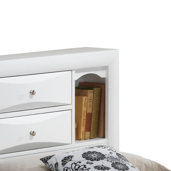 English Elm Stylish White Twin Storage Bed - Modern Design With Practical Drawers For Small Spaces & Kids' Rooms B078S00212-GIGA