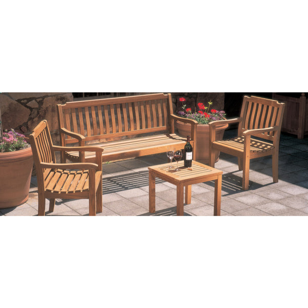 Homeroots 18" Brown Solid Wood Square End Table   479011