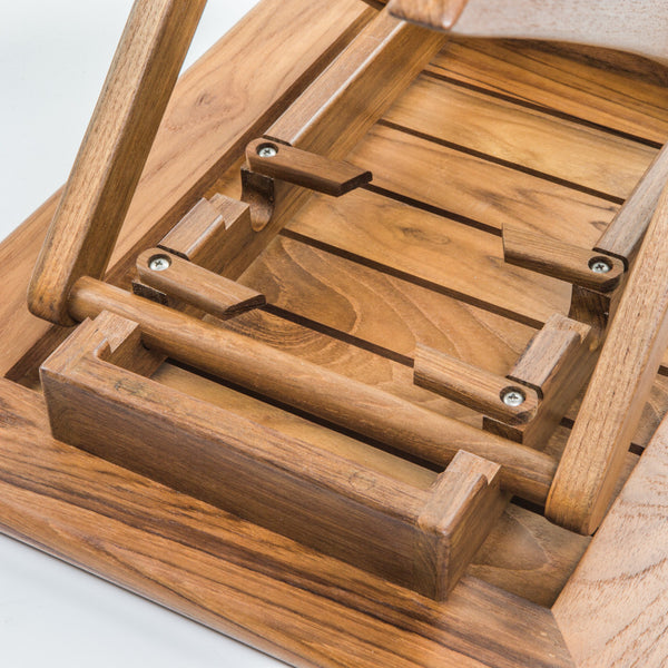 Homeroots 18" Brown Solid Wood Rectangular End Table   479013