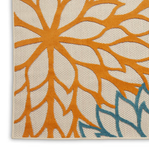 HomeRoots 10' Green and Ivory Area Rug - Stylish, Durable Indoor/Outdoor Carpet for High-Traffic Spaces 479277