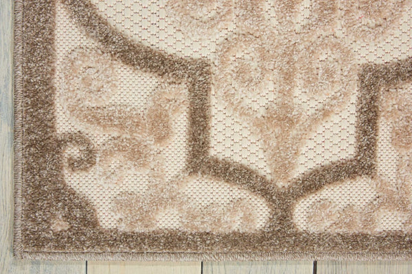 HomeRoots 10' X 13' Cream Area Rug – Durable Indoor/Outdoor Flat-Woven Design for Stylish, High-Traffic Spaces 479302