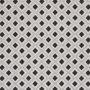 Homeroots 12' X 15' Black And White Gingham Non Skid Indoor Outdoor Area Rug  Polypropylene 479419