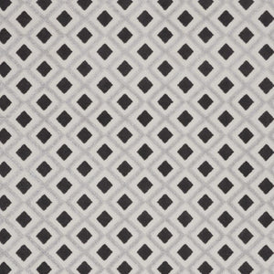 HomeRoots 9' Gingham Black and White Area Rug – Stylish, Durable, Indoor/Outdoor Decor for Any Space 479426