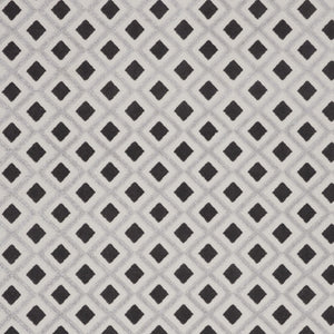 Homeroots 9' X 12' Black And White Gingham Non Skid Indoor Outdoor Area Rug  Polypropylene 479426