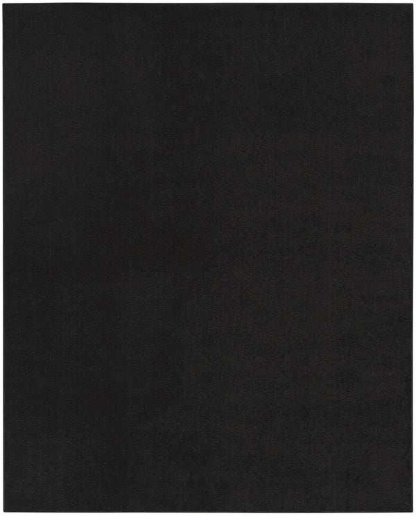 Homeroots 10' X 14' Black Stain Resistant Indoor Outdoor Area Rug  Polypropylene 479436