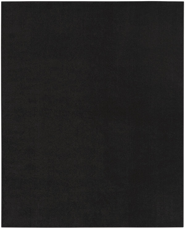 Homeroots 10' X 14' Black Stain Resistant Indoor Outdoor Area Rug  Polypropylene 479436