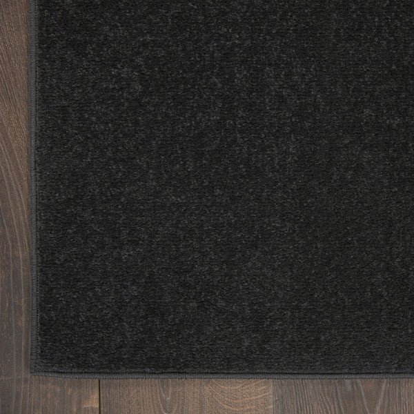 Homeroots 10' X 14' Black Stain Resistant Indoor Outdoor Area Rug  Polypropylene 479436