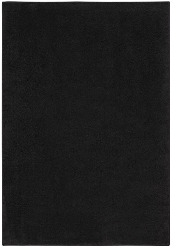 Homeroots 6' X 9' Black Stain Resistant Indoor Outdoor Area Rug  Polypropylene 479442
