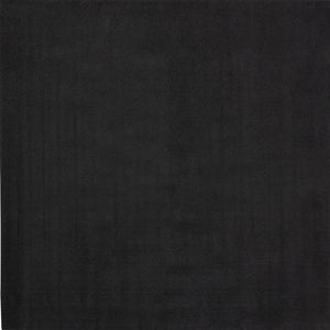 Homeroots 7' X 7' Black Square Non Skid Indoor Outdoor Area Rug  Polypropylene 479443