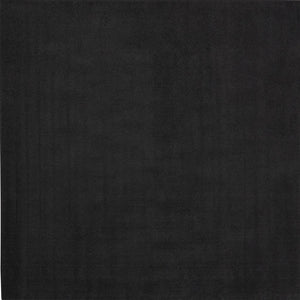 HomeRoots 7' Stylish Black Square Area Rug for Indoor & Outdoor Use - Durable, Fade-Resistant & Easy Care 479443