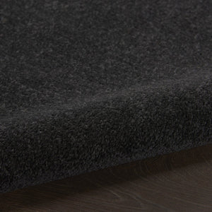HomeRoots 9' X 12' Black Stain Resistant Area Rug - Chic Indoor/Outdoor Design, Durable & Easy to Clean! 479448