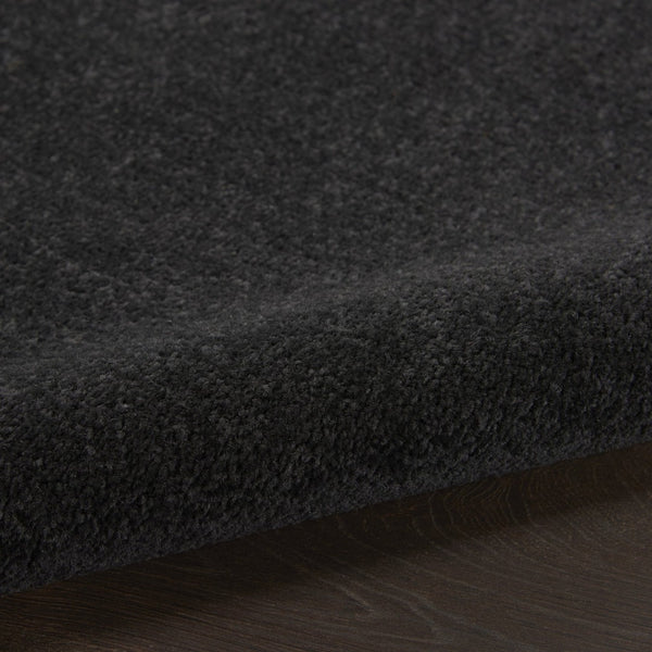 HomeRoots 9' X 12' Black Stain Resistant Area Rug - Chic Indoor/Outdoor Design, Durable & Easy to Clean! 479448