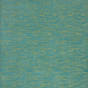 Homeroots 10' X 14' Blue And Green Striped Non Skid Indoor Outdoor Area Rug  Polypropylene 479449