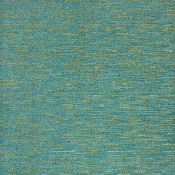 Homeroots 7' X 10' Blue And Green Striped Non Skid Indoor Outdoor Area Rug  Polypropylene 479457