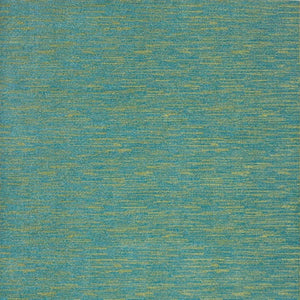 Homeroots 8' X 10' Blue And Green Striped Non Skid Indoor Outdoor Area Rug  Polypropylene 479459