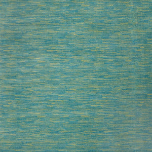Homeroots 9' X 9' Blue And Green Square Striped Non Skid Indoor Outdoor Area Rug  Polypropylene 479460
