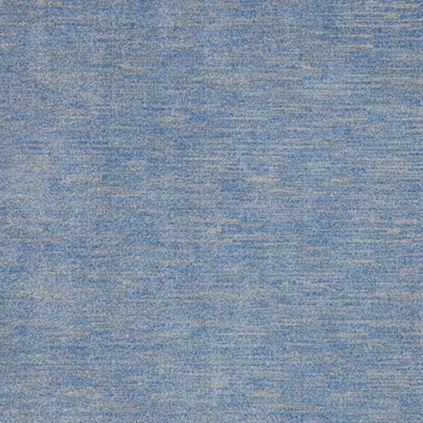 Homeroots 10' X 14' Blue And Grey Striped Non Skid Indoor Outdoor Area Rug  Polypropylene 479462