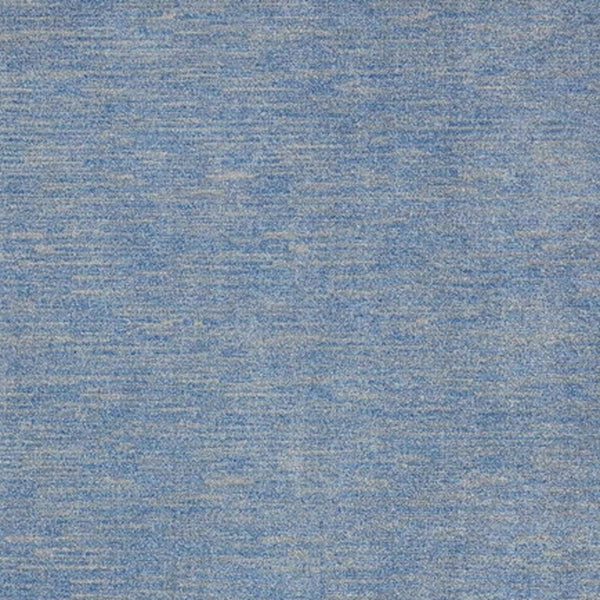 Homeroots 10' X 14' Blue And Grey Striped Non Skid Indoor Outdoor Area Rug  Polypropylene 479462