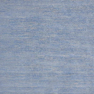 HomeRoots 7' Blue and Gray Contemporary Area Rug - Stylish Indoor/Outdoor Design for High-Traffic Spaces 479469