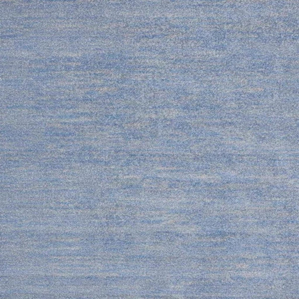 HomeRoots 7' Blue and Gray Contemporary Area Rug - Stylish Indoor/Outdoor Design for High-Traffic Spaces 479469