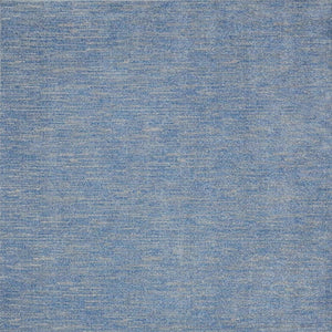 Homeroots 7' X 10' Blue And Grey Striped Non Skid Indoor Outdoor Area Rug  Polypropylene 479470