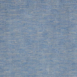 HomeRoots 8' X 10' Stylish Blue and Gray Indoor/Outdoor Area Rug for Versatile Contemporary Spaces, Durable Design 479472