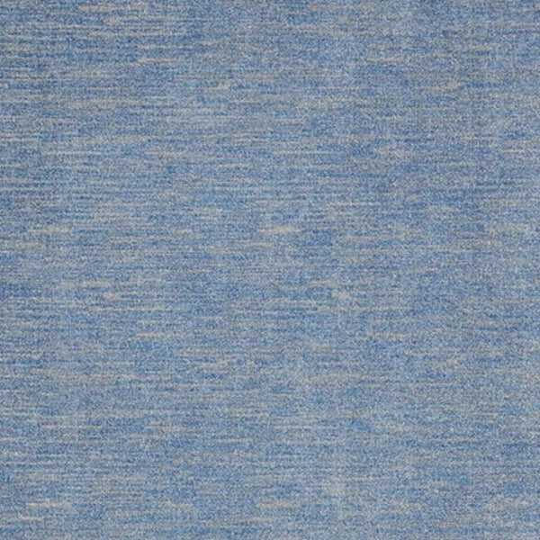 HomeRoots 8' X 10' Stylish Blue and Gray Indoor/Outdoor Area Rug for Versatile Contemporary Spaces, Durable Design 479472