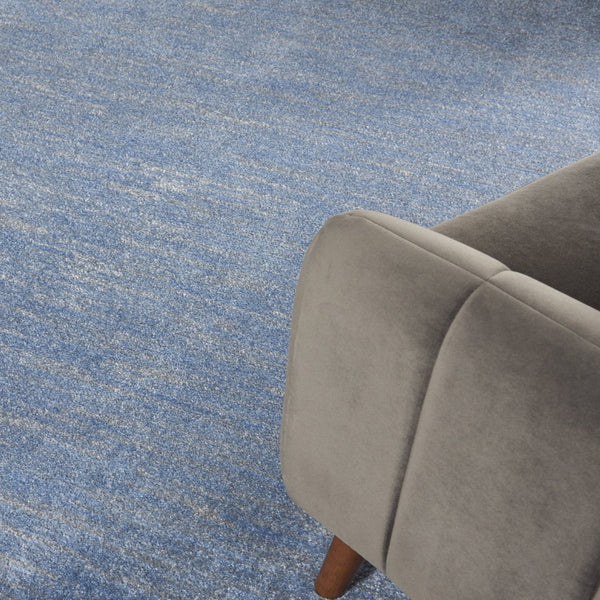 HomeRoots 8' X 10' Stylish Blue and Gray Indoor/Outdoor Area Rug for Versatile Contemporary Spaces, Durable Design 479472