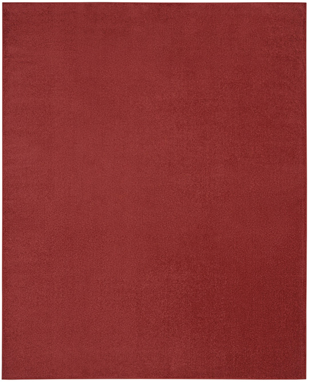 HomeRoots 10' Brick Red Stain Resistant Indoor/Outdoor Area Rug - Durable, Low-Maintenance, Stylish Design 479474
