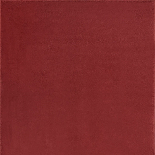 Homeroots 5' X 7' Brick Red Stain Resistant Indoor Outdoor Area Rug  Polypropylene 479479